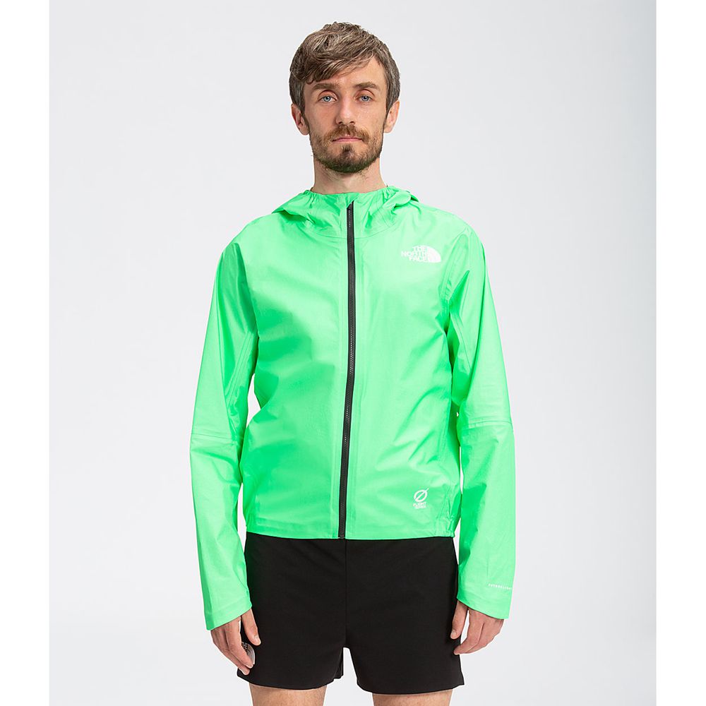 The North Face Rain Jacket Mens Australia - The North Face Flight Lightriser Futurelight™ Green (NYV